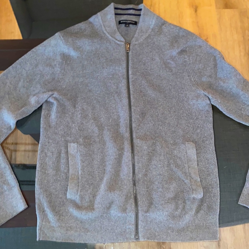 Banana Republic Zip Up Sweater